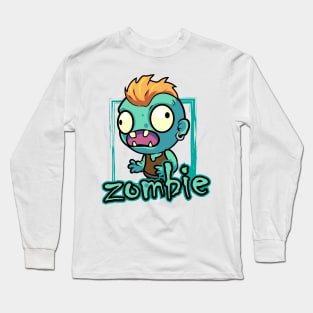 Zombie Kawaii Long Sleeve T-Shirt